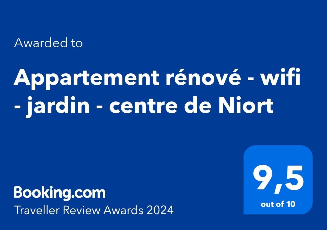 Appartement Renove - Wifi - Jardin - Centre De Ньор Экстерьер фото